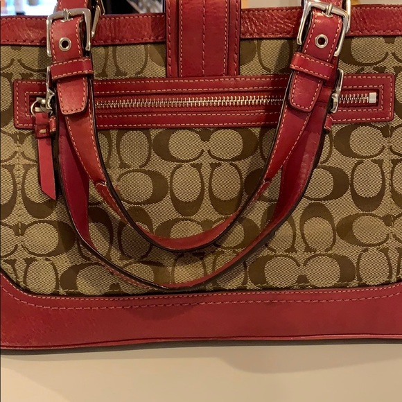 Coach signature tote - Picture 3 of 4